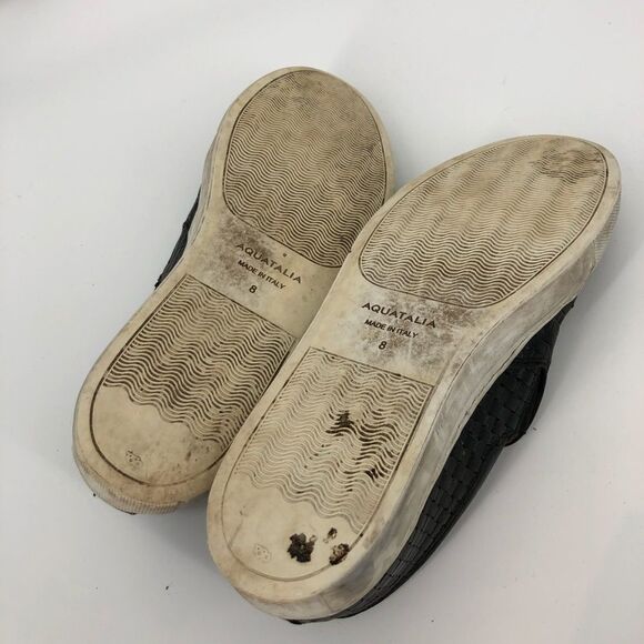 AQUATALIA Ashlynn Woven Leather Slip-On Sneakers‎ - Picture 9 of 9